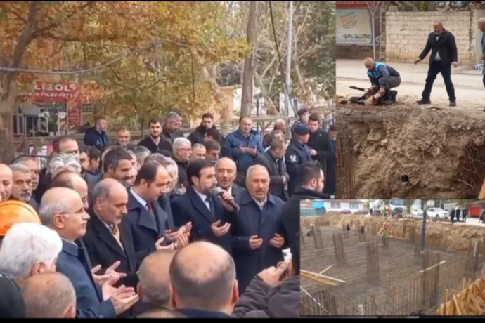 Dilek Merkez Camii’nin Temeli Dualarla Atıldı